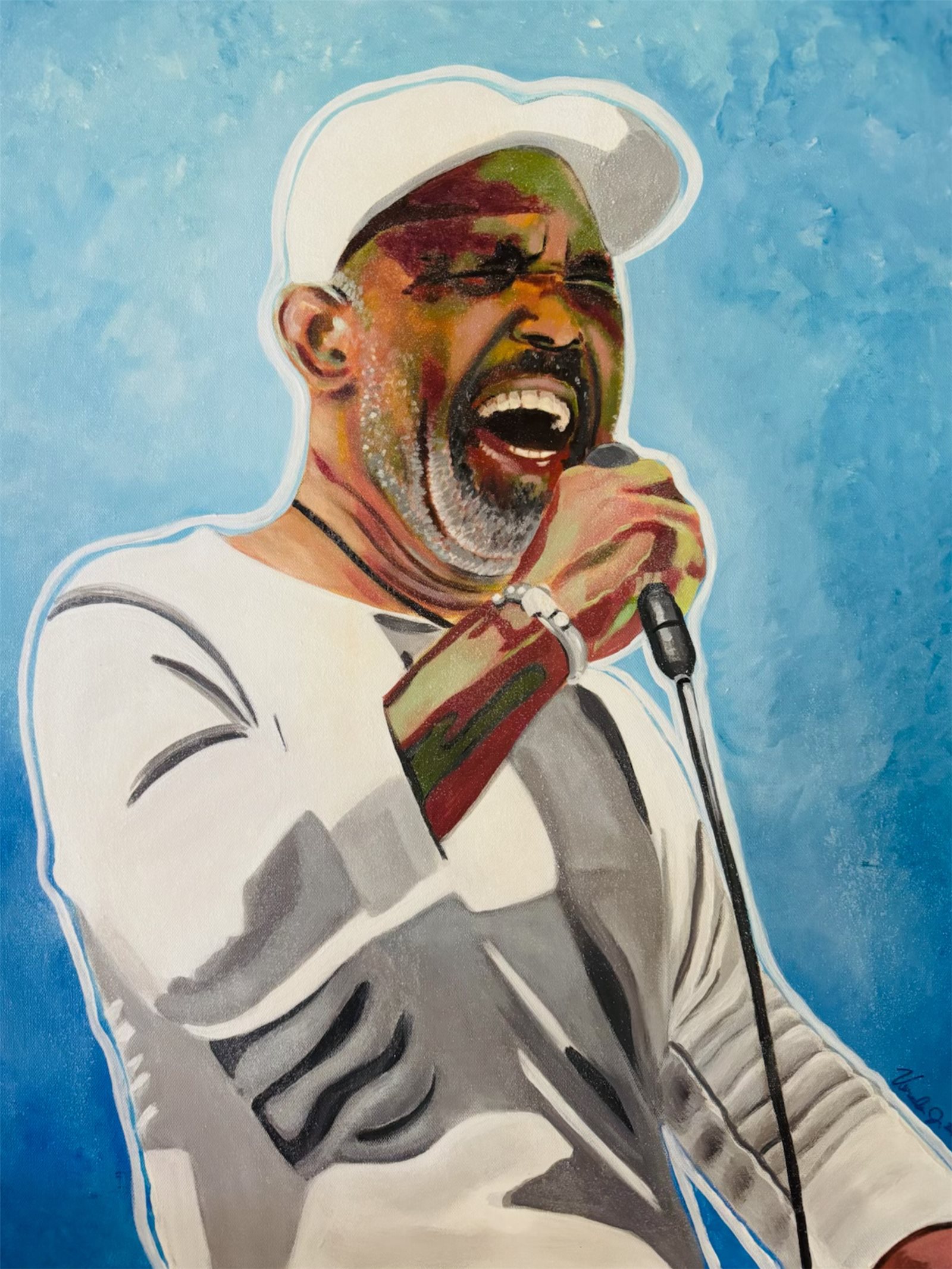 Frankie Beverly fine art print by Veronda Jones