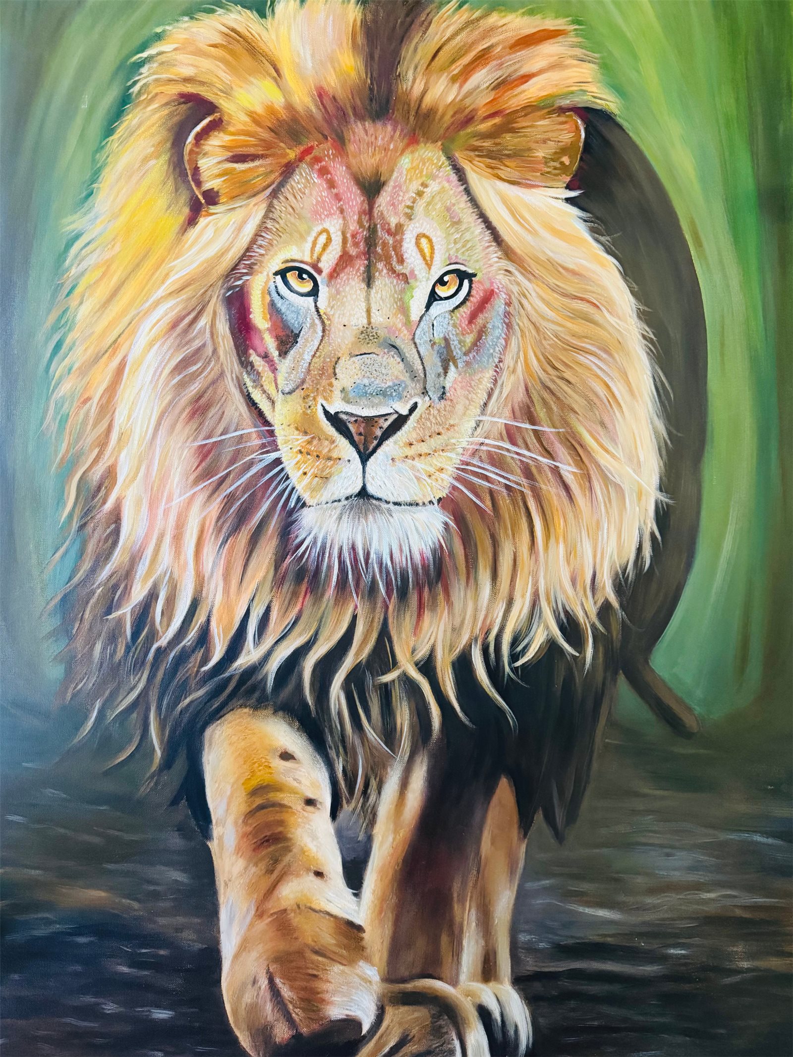 Lion fine art print by Veronda Jones